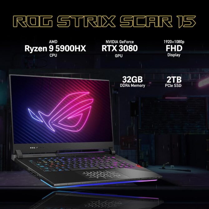 ASUS ROG Strix Scar 15 Gaming Laptop